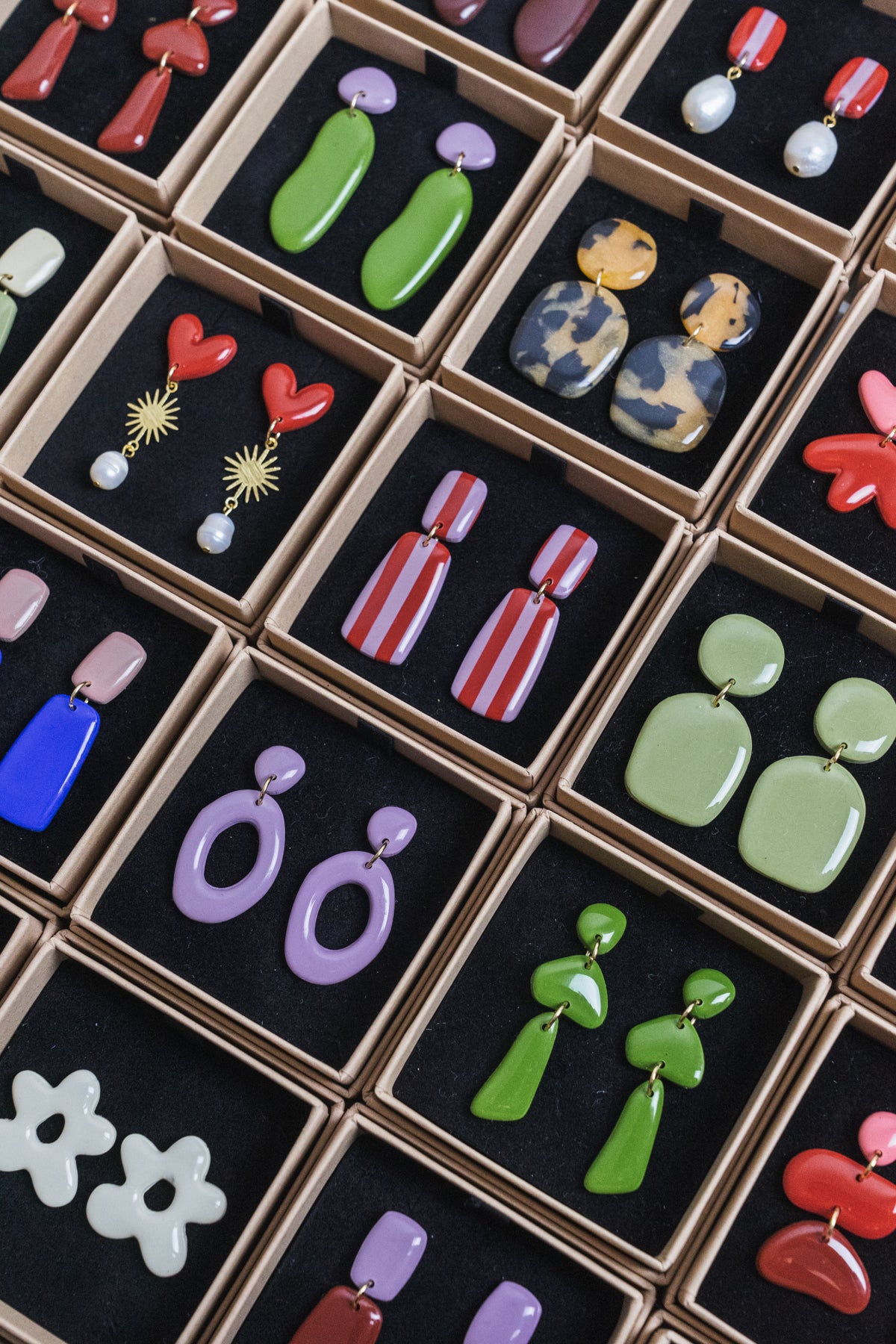 Earrings Nina - Sage