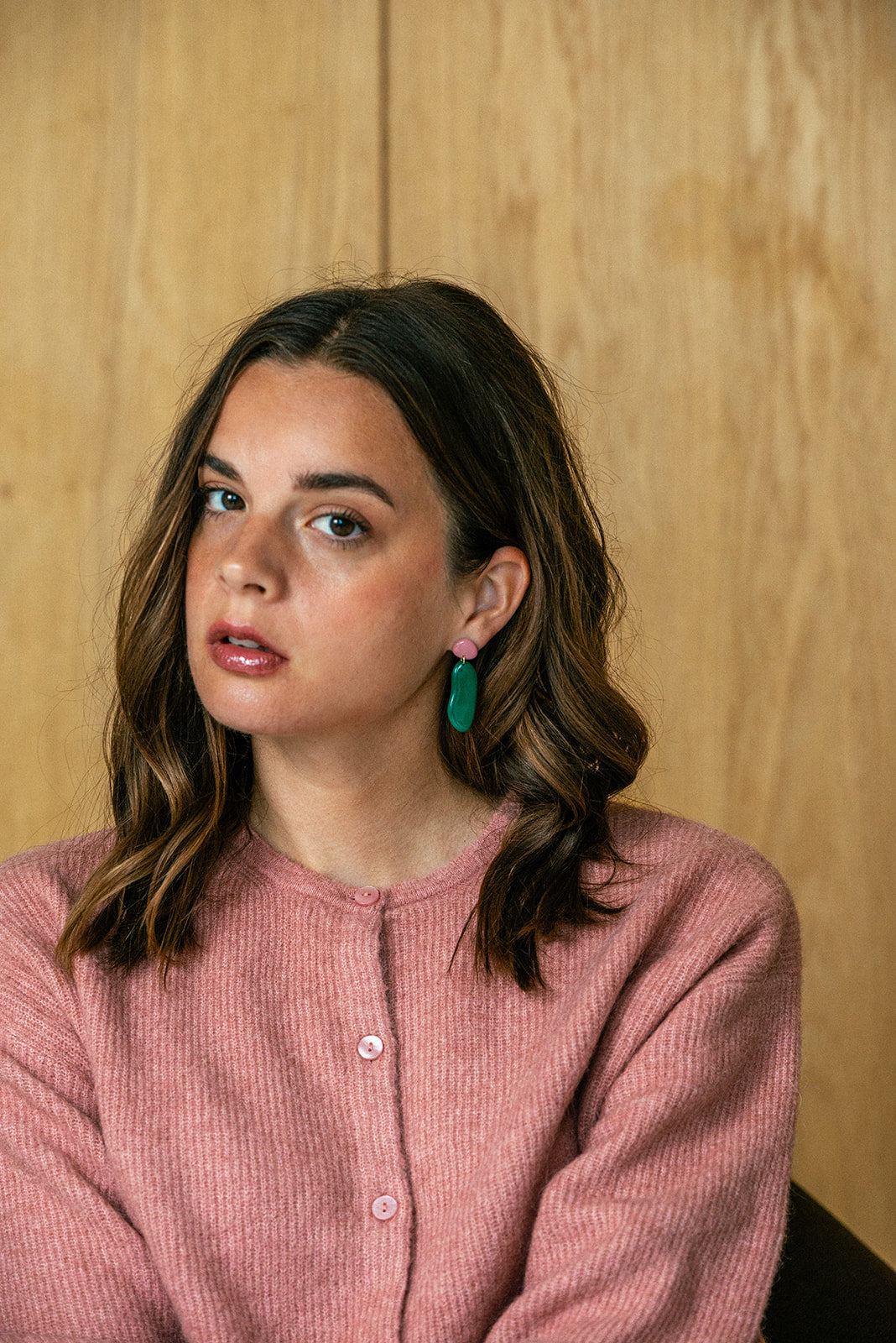 Earrings Nora - Bloom / Emerald