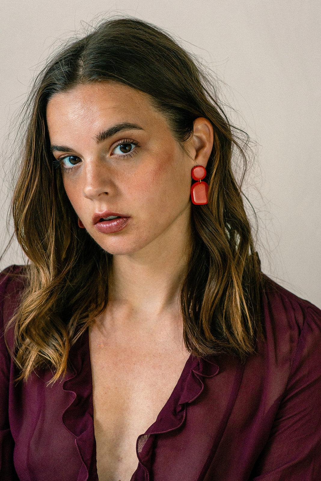 Earrings Nina - Emerald