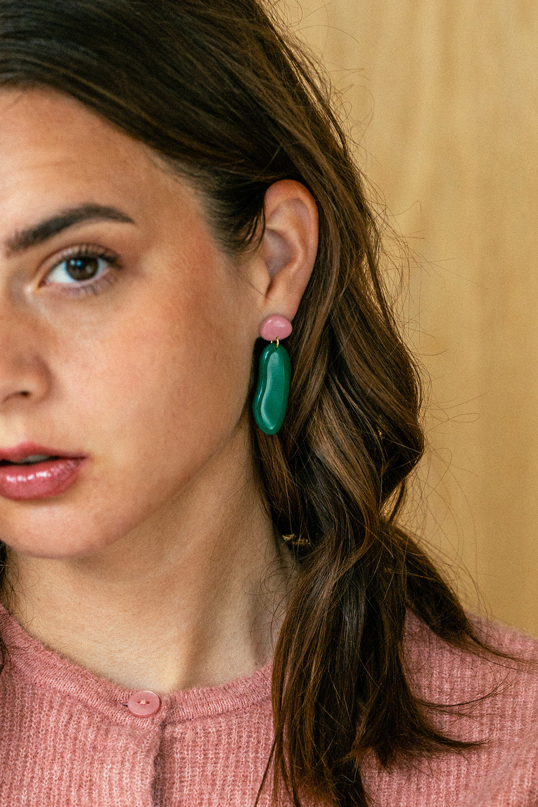 Earrings Nora - Bloom / Emerald