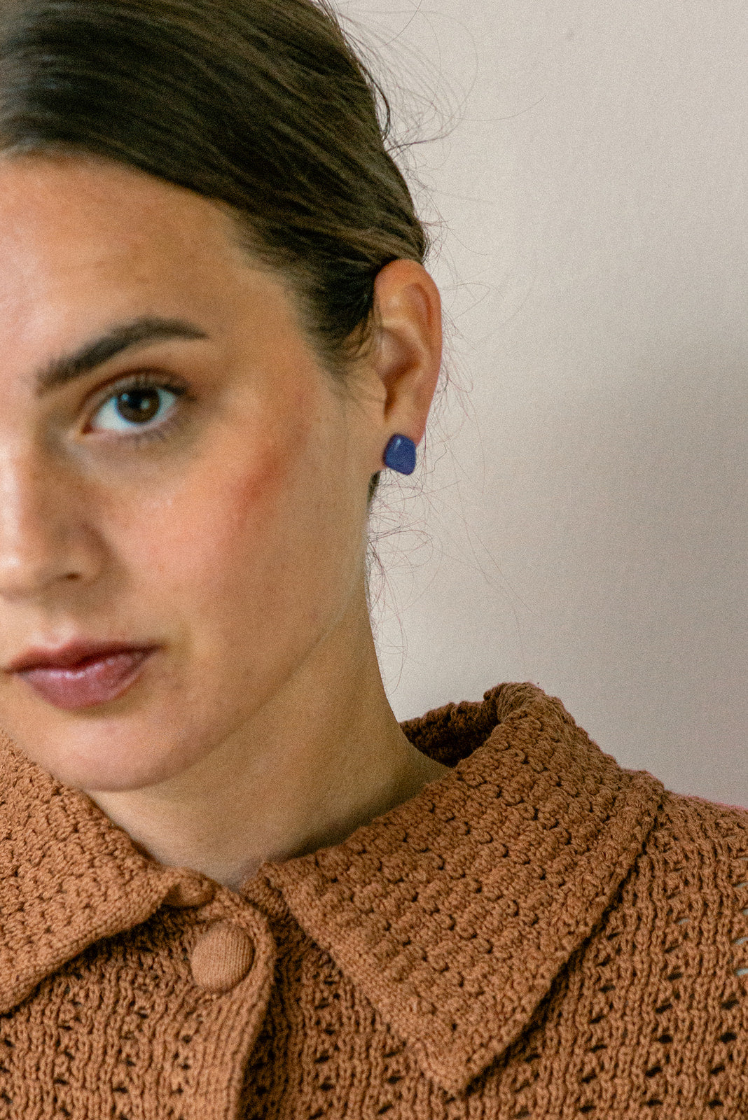 Earrings Liva - Mauve