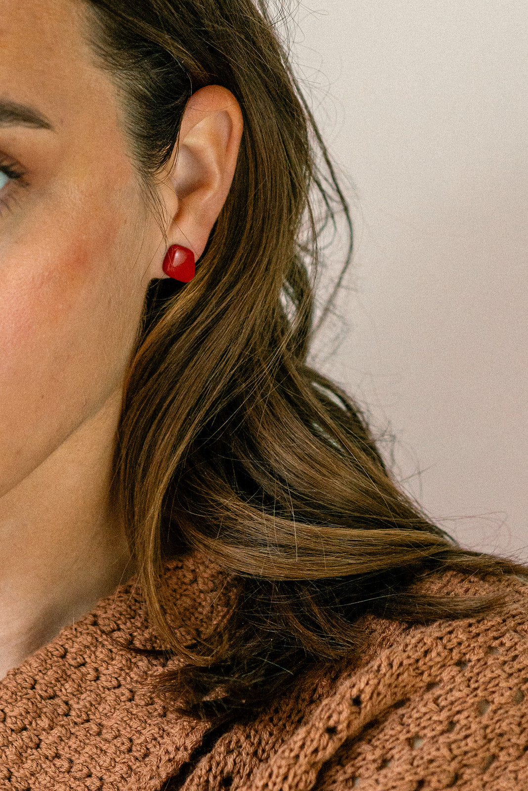 Earrings Liva - Red