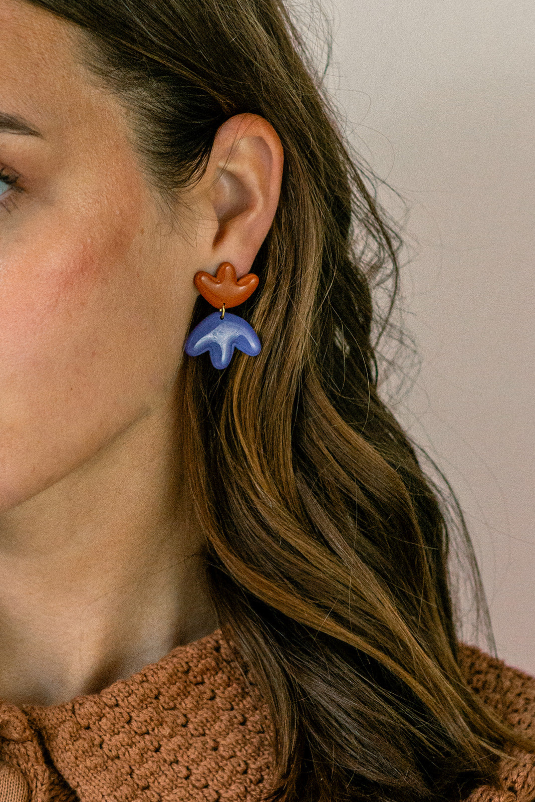 Earrings Frances - Sea / Emerald
