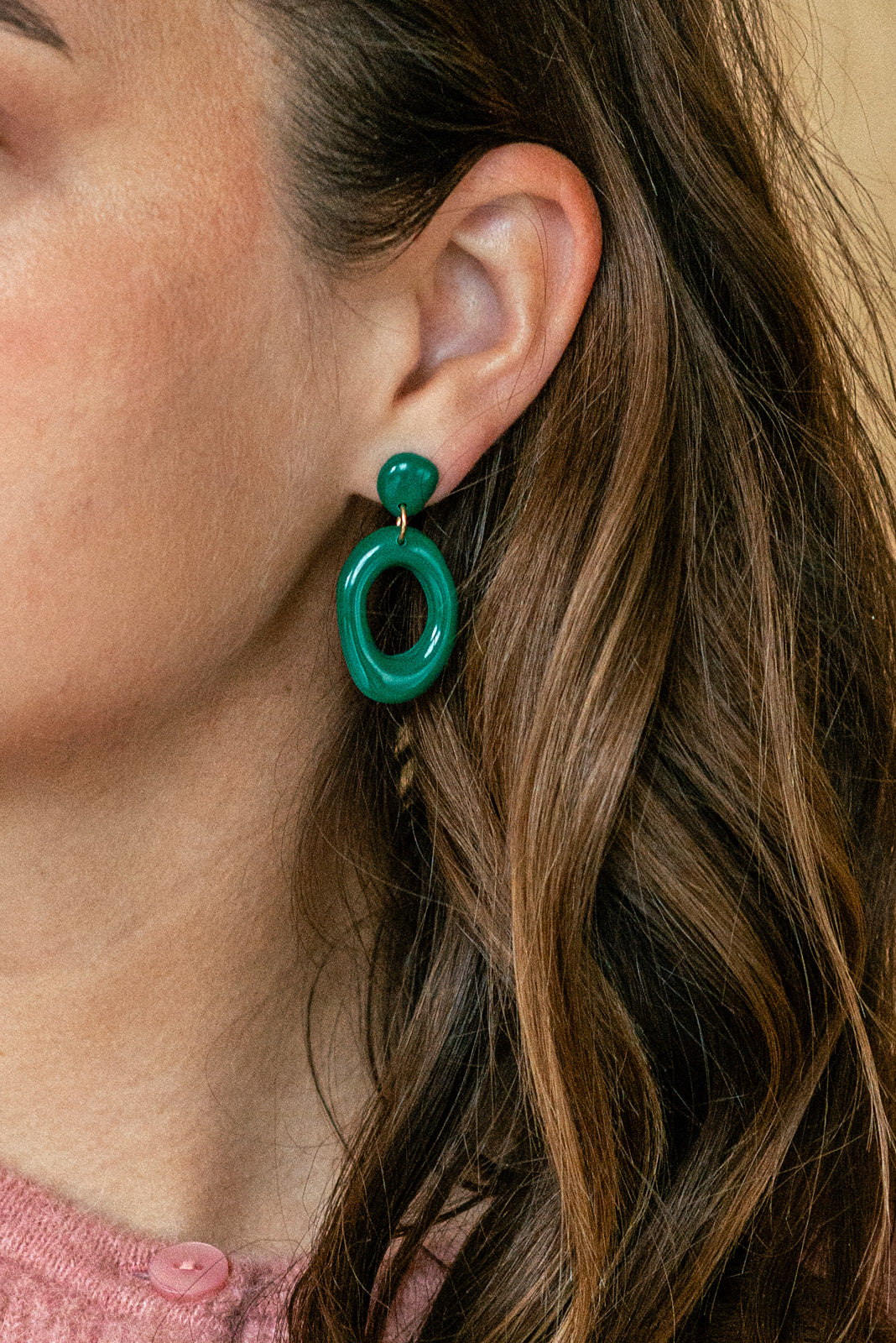Earrings Elin - Blueberry