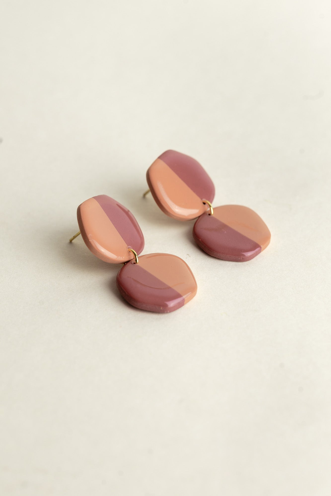Earrings Doris - Guave / Mauve
