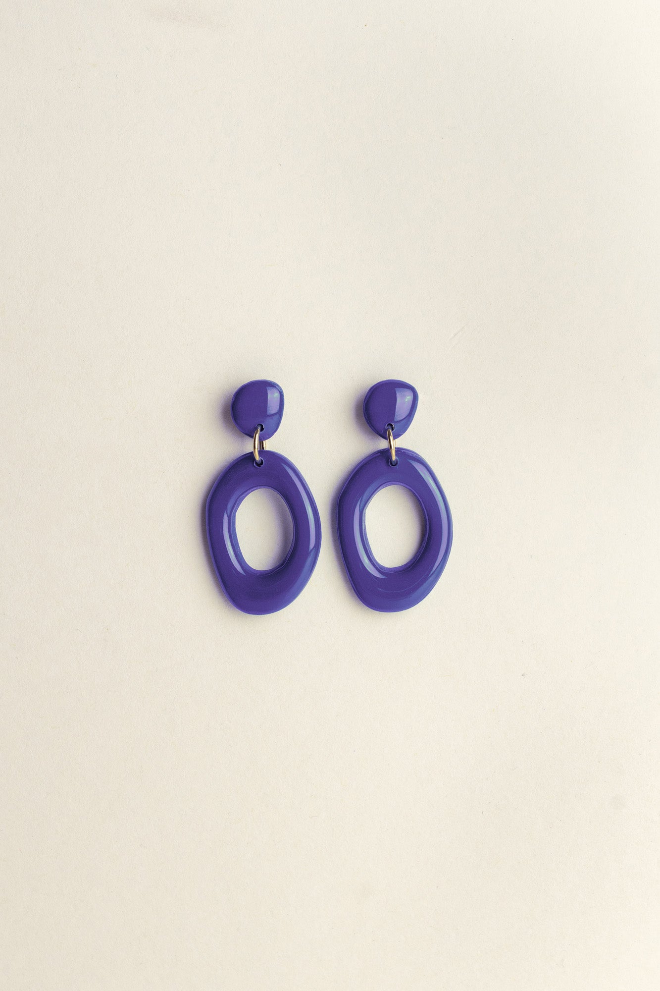 Earrings Elin - Blueberry