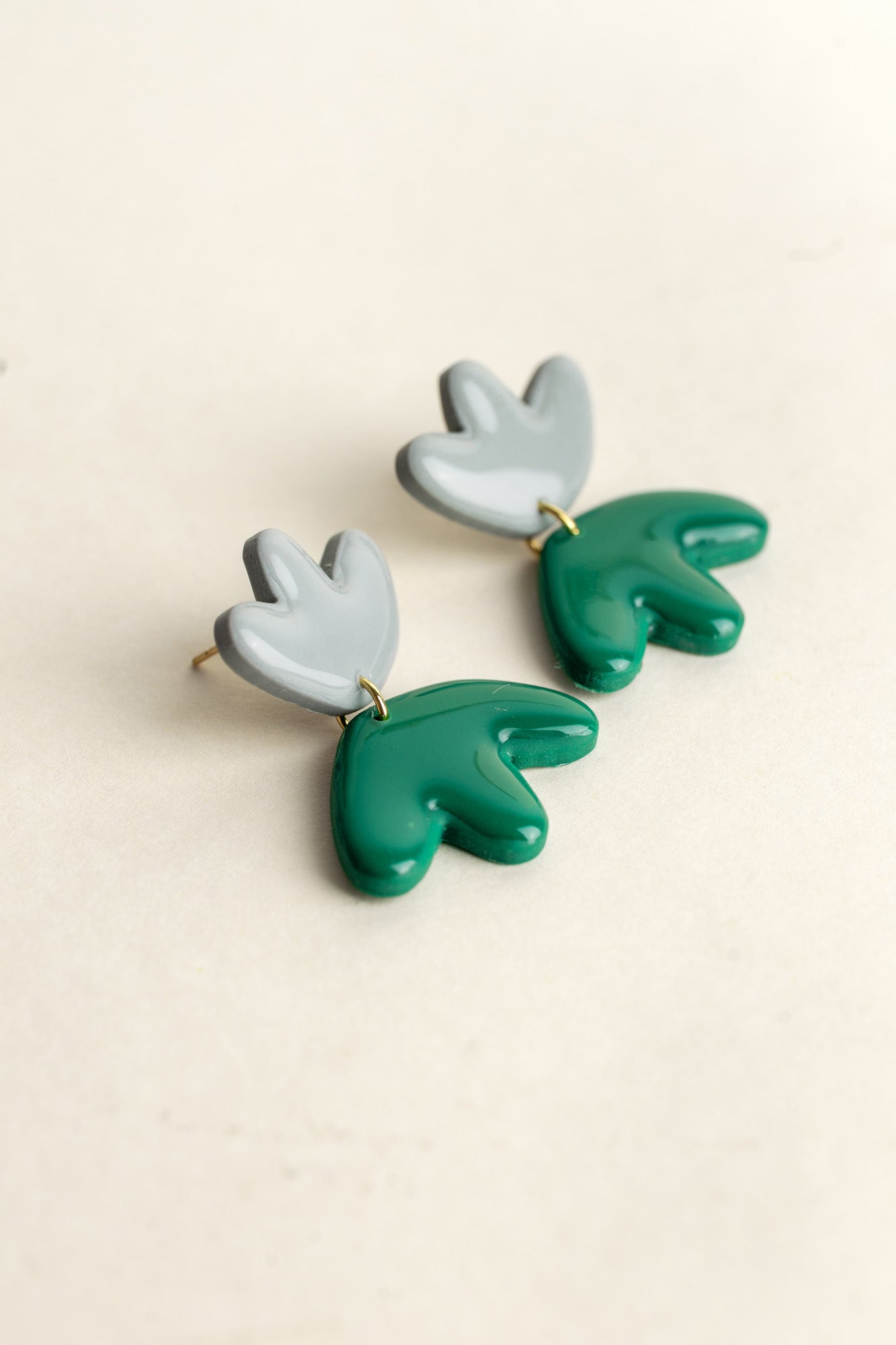 Earrings Frances - Sea / Emerald