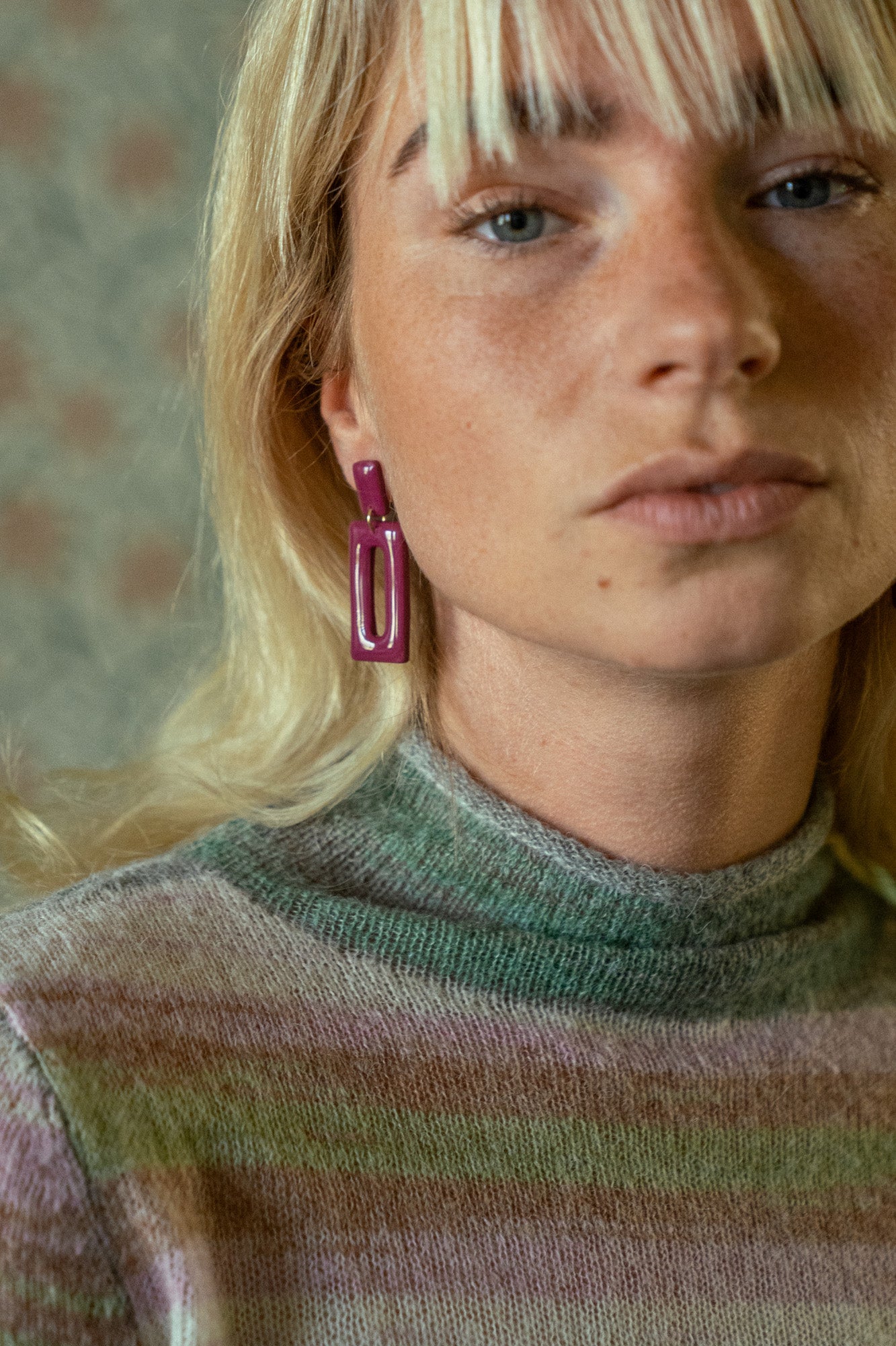 Earrings Freya - Purple