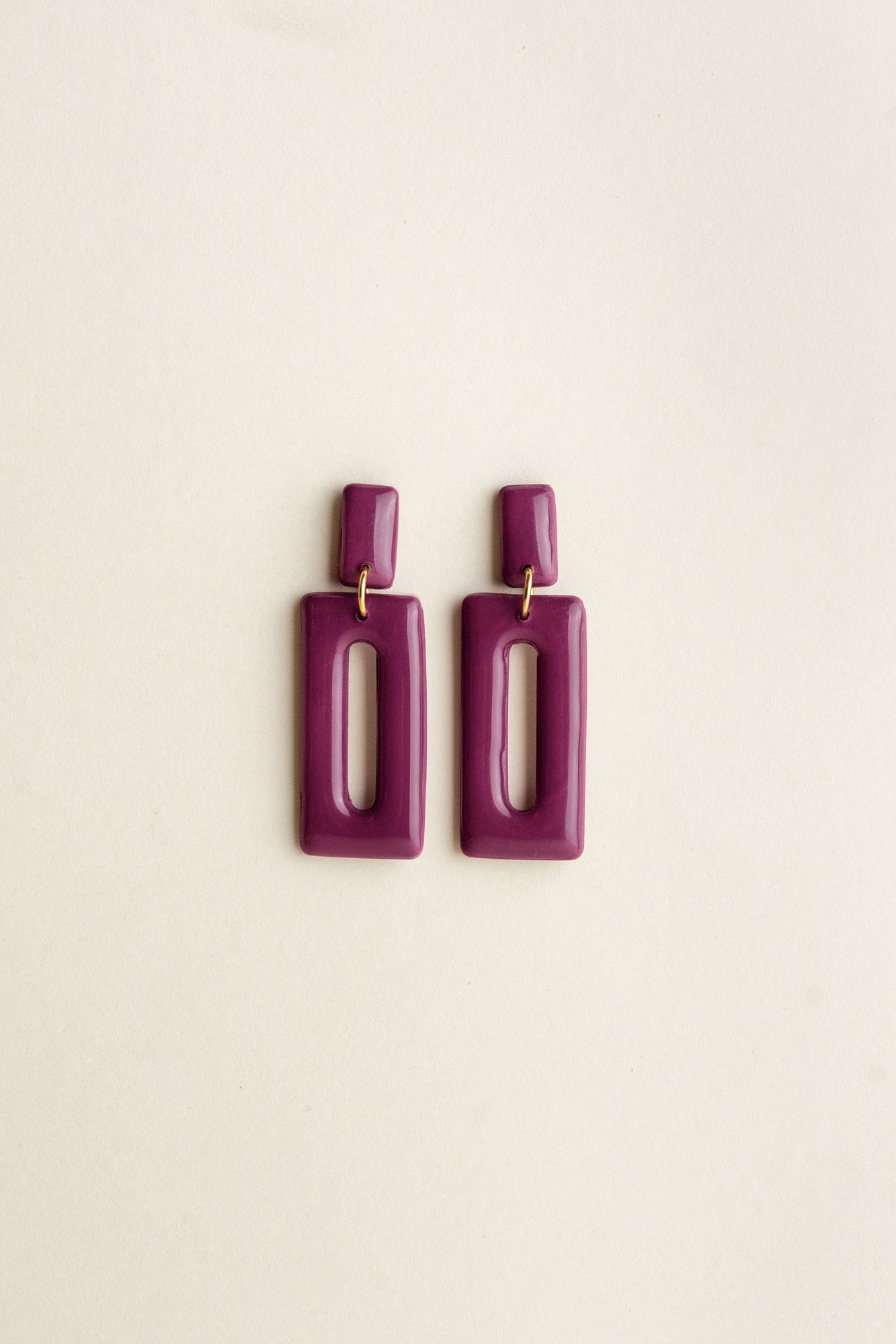 Earrings Freya - Purple