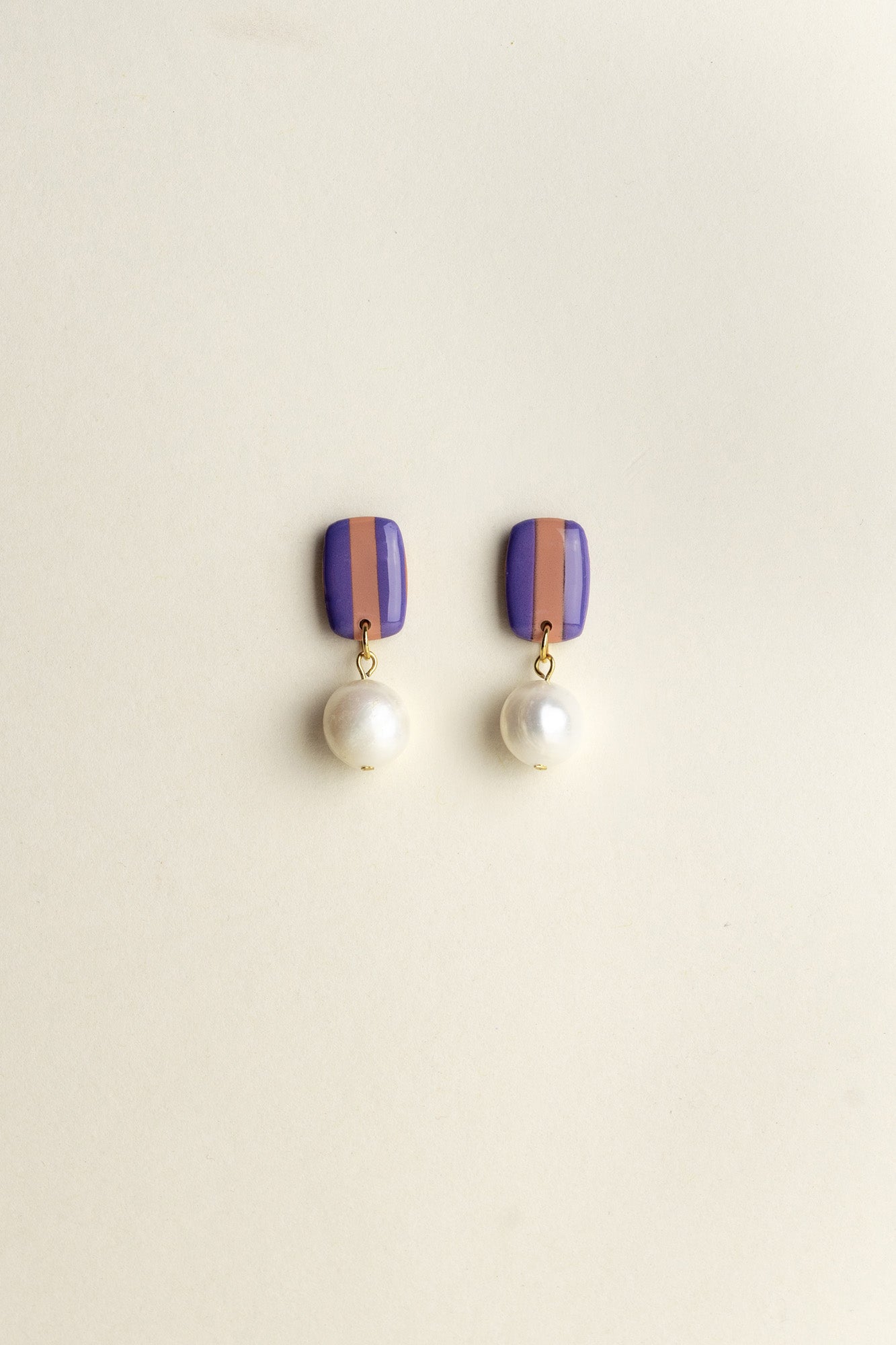 Earrings Isabella - Blueberry / Guave