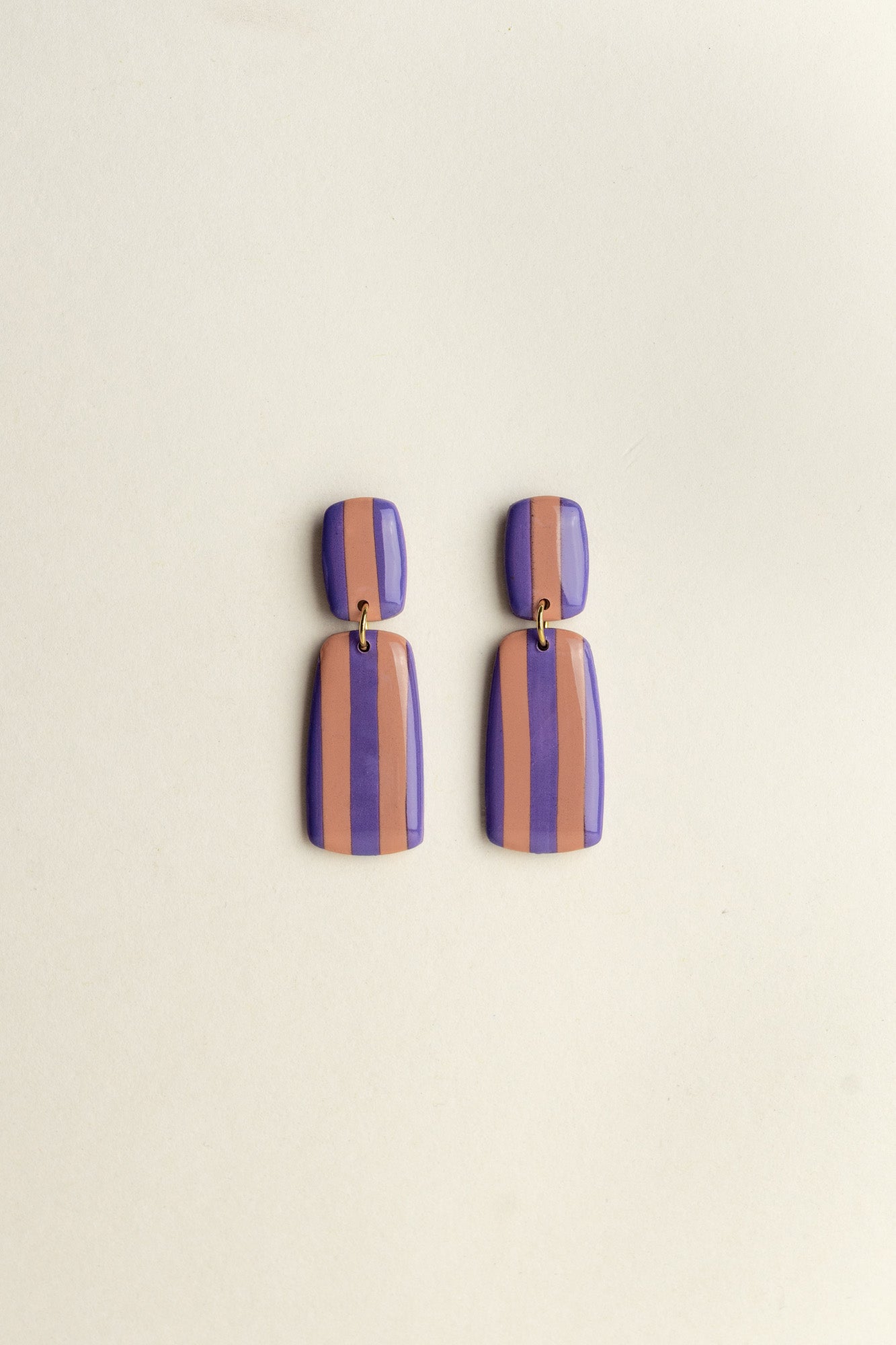 Earrings Julia - Blueberry / Guave