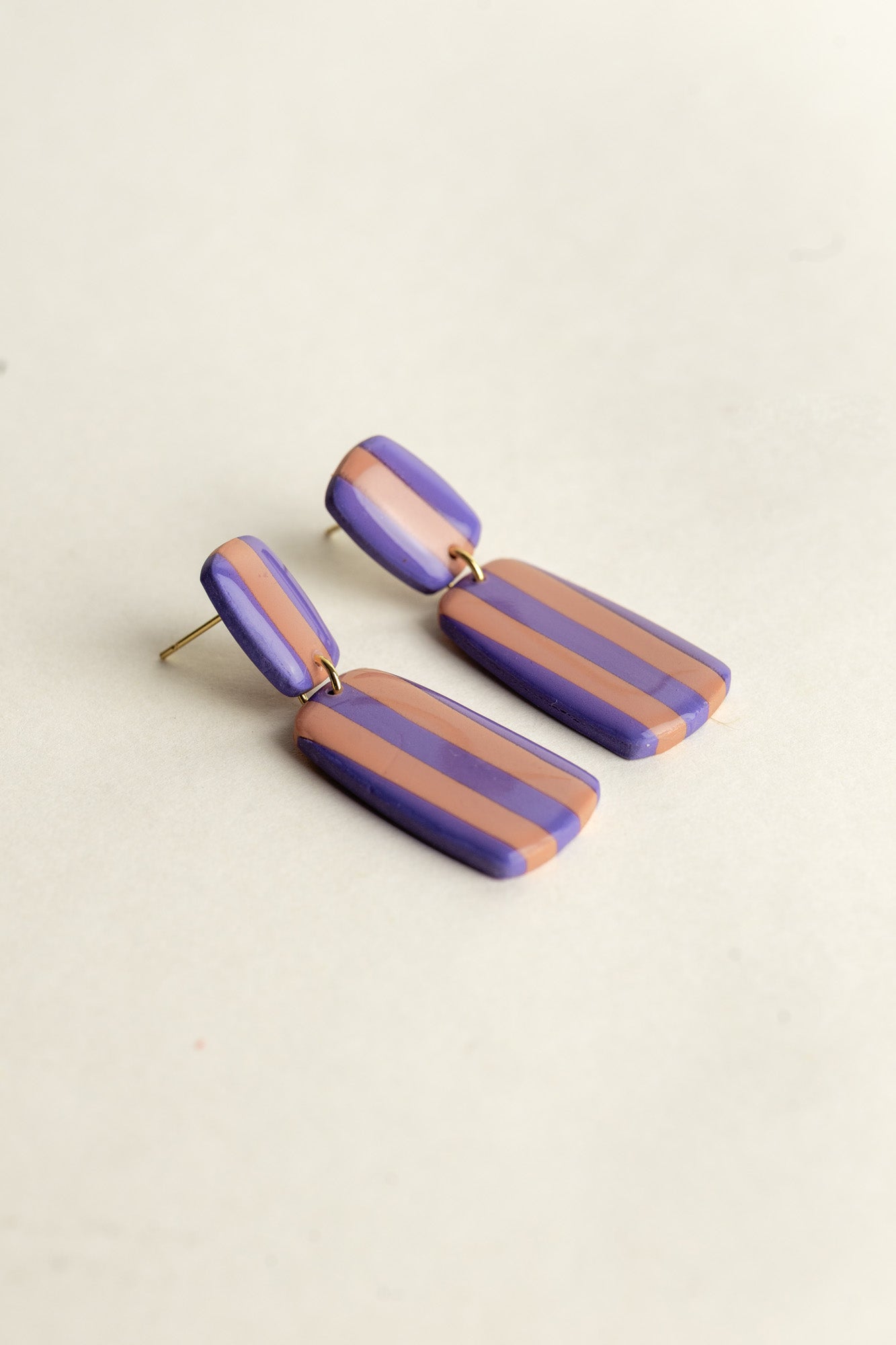 Earrings Julia - Blueberry / Guave