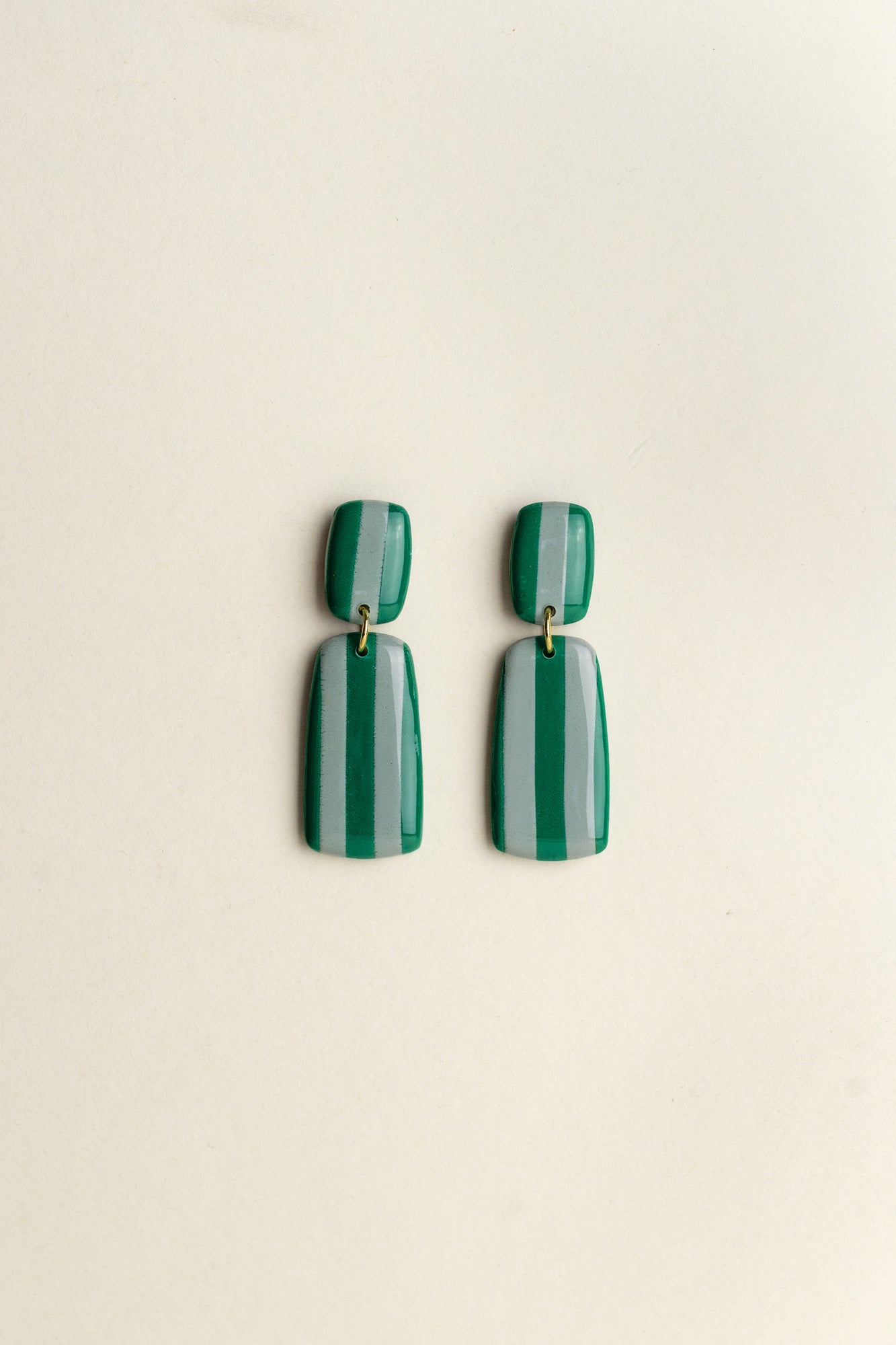 Earrings Julia - Emerald / Sea