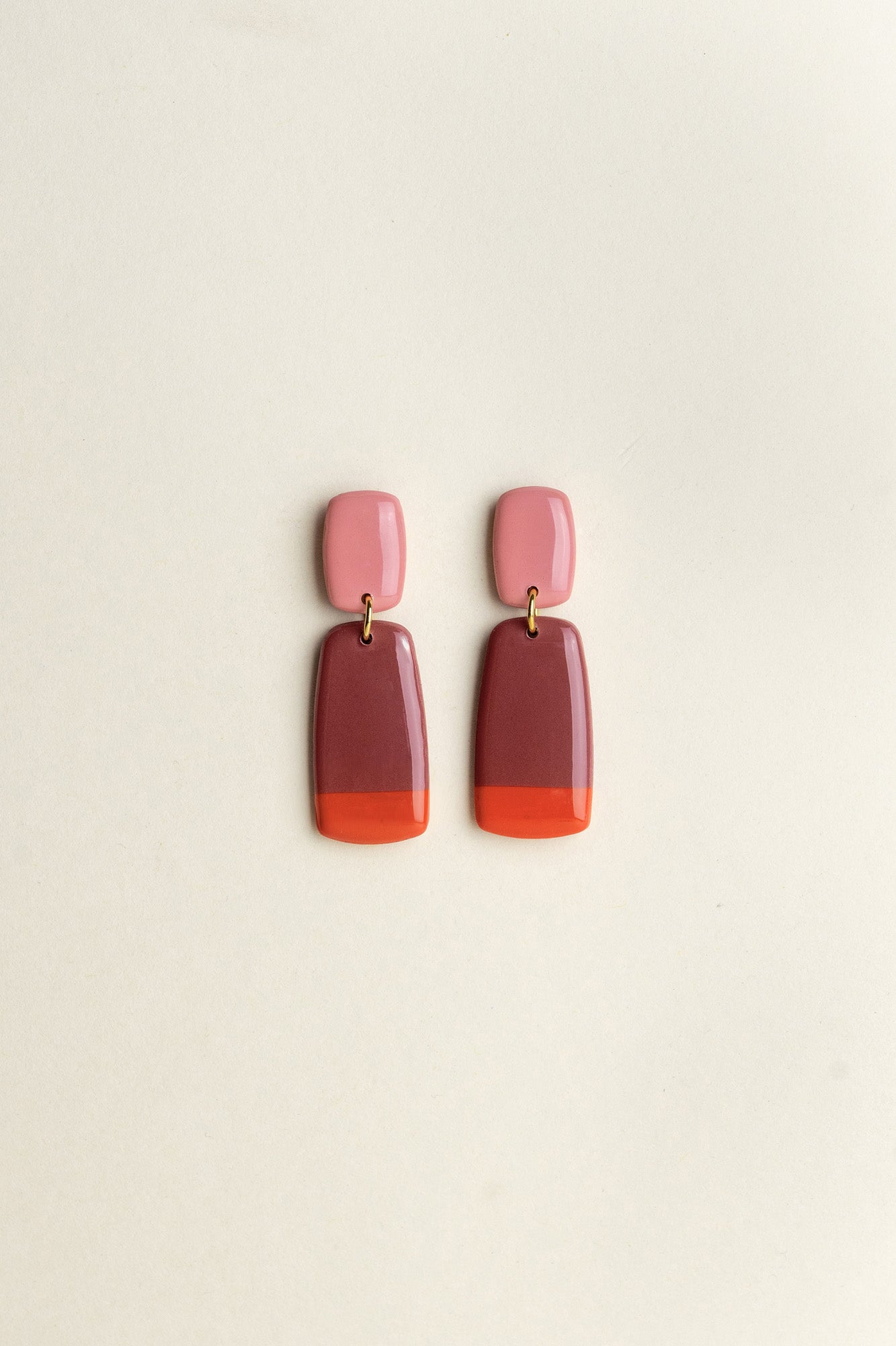 Earrings Juna - Bloom / Mauve / Sunset