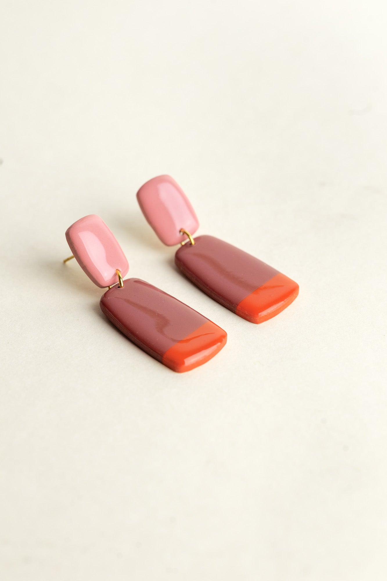 Earrings Juna - Bloom / Mauve / Sunset
