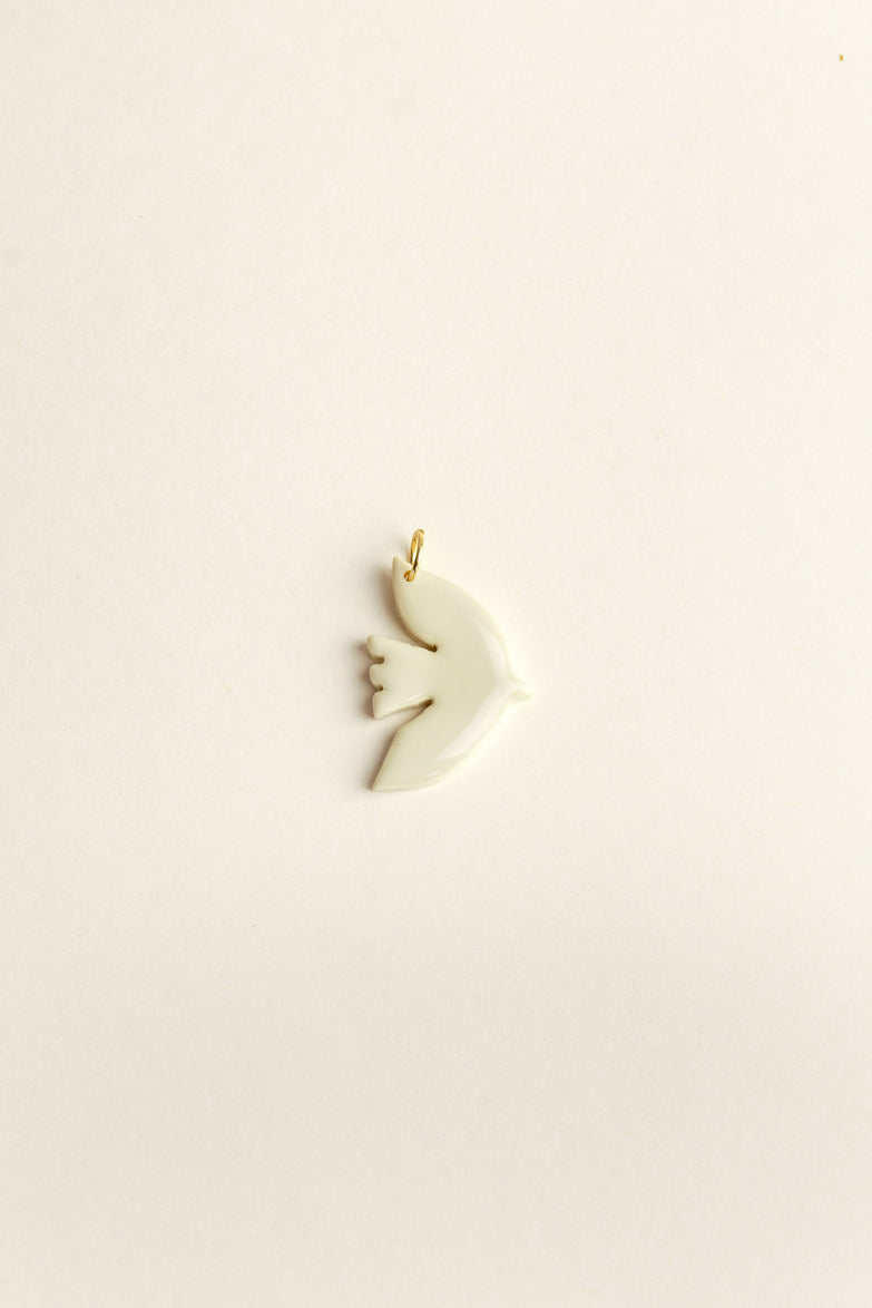 Bird Pendant Paloma - Ivory