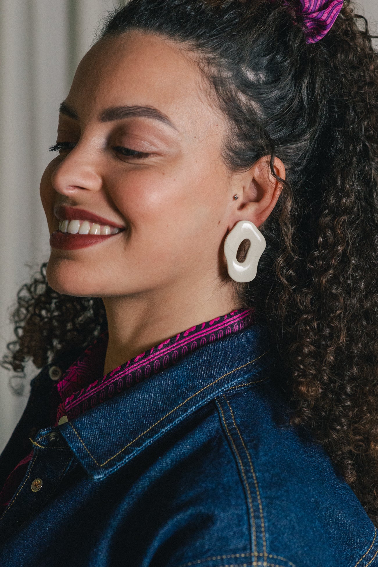 Earrings Faye - Ivory