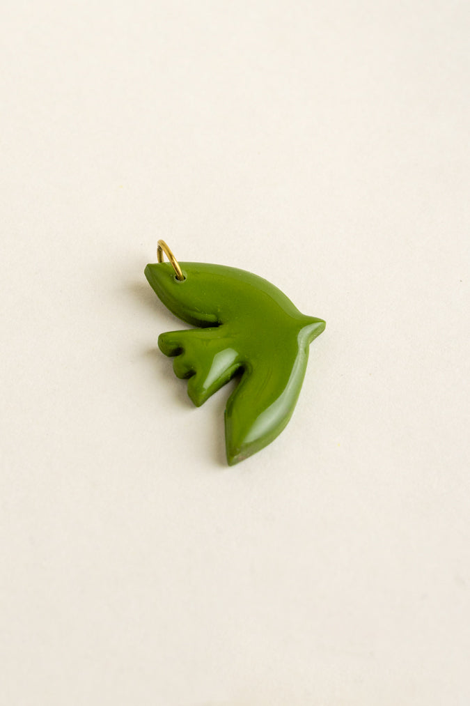 Bird Pendant Paloma - Olive