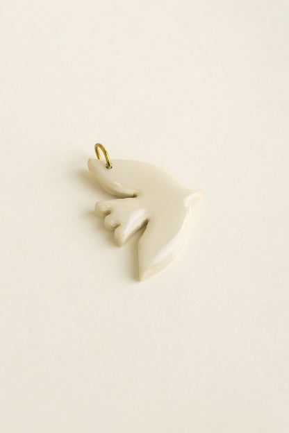 Bird Pendant Paloma - Ivory
