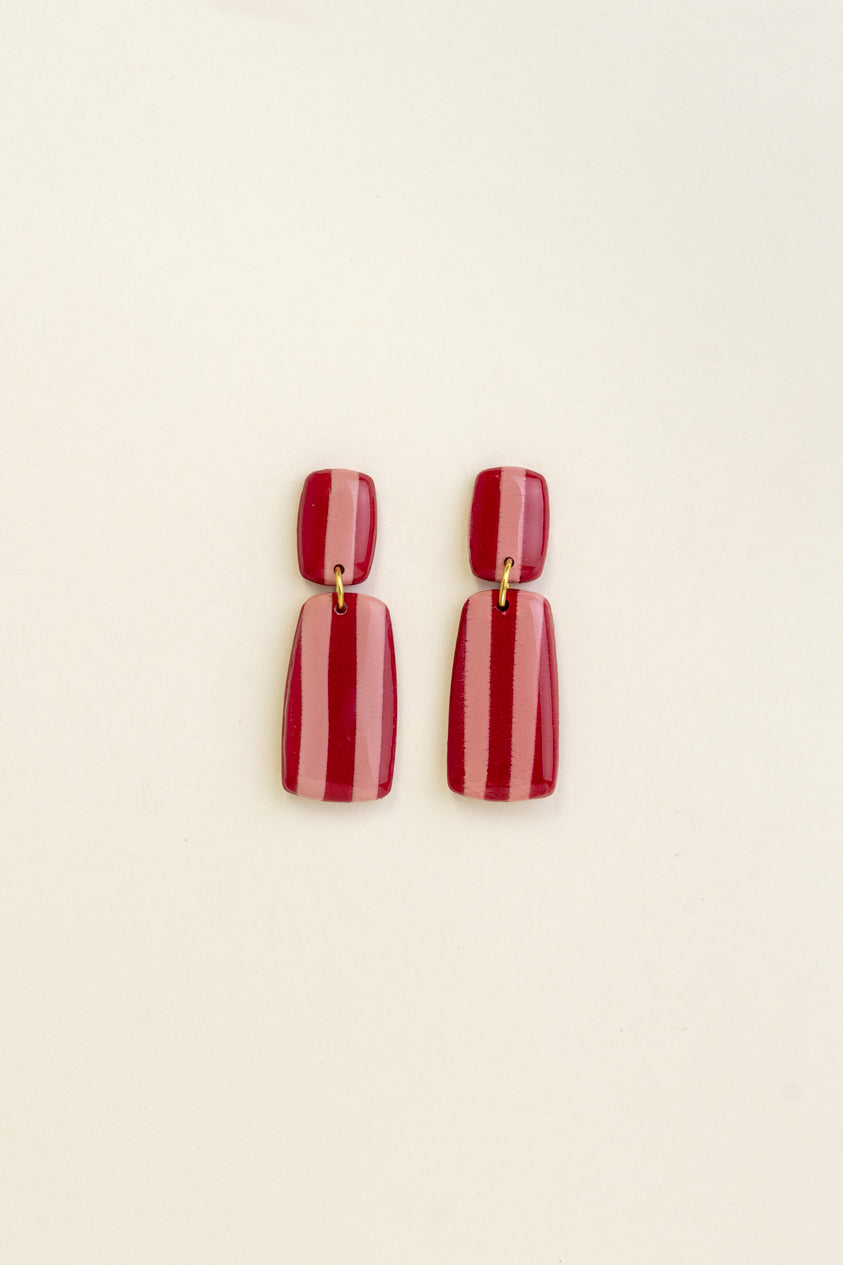 Earrings Julia - Cherry / Rosewood