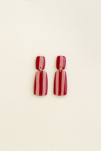 Earrings Julia - Cherry / Rosewood