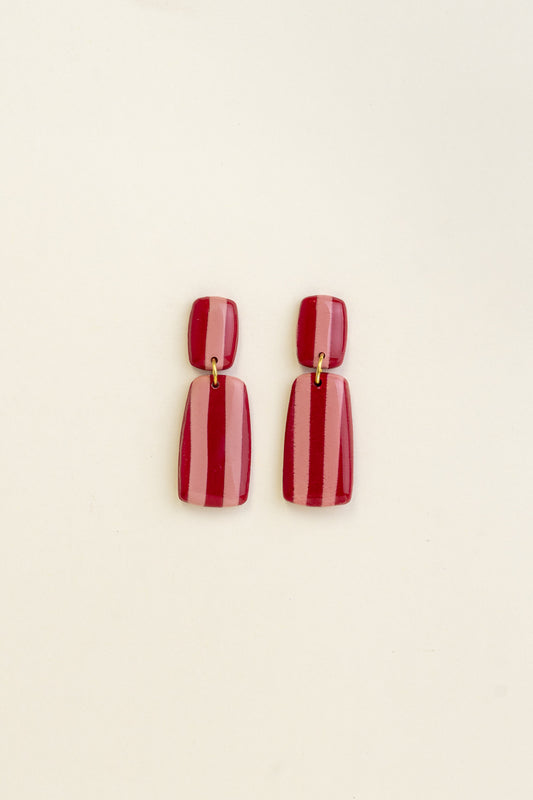 Earrings Julia - Cherry / Rosewood