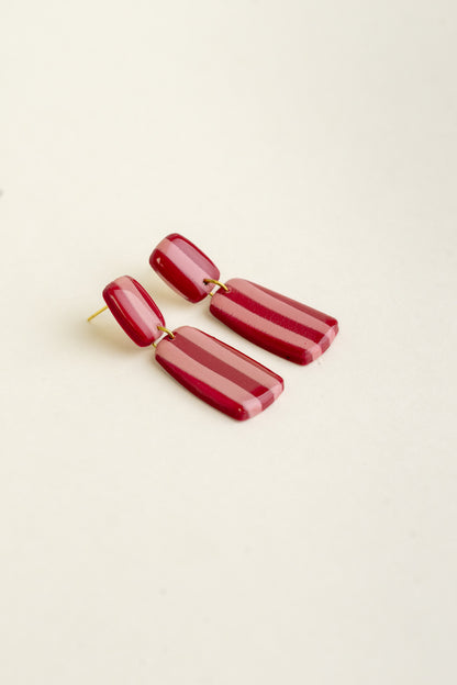 Earrings Julia - Cherry / Rosewood