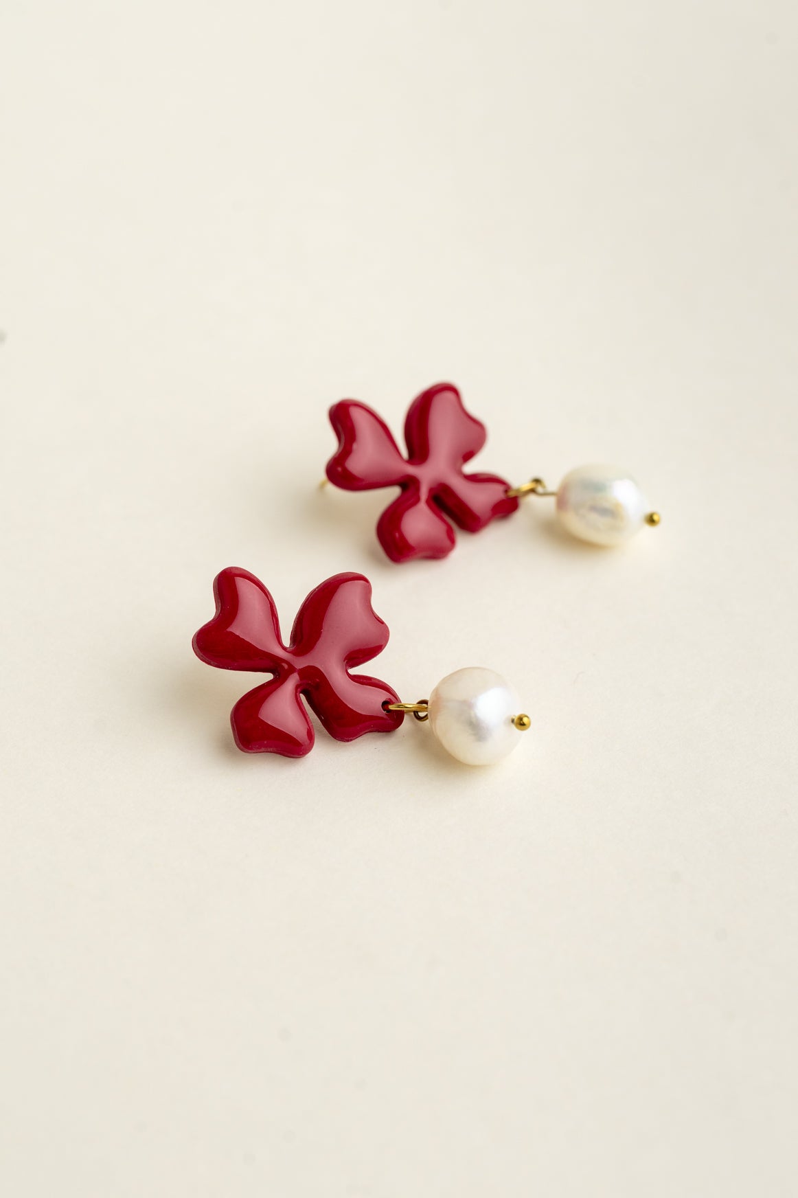 Earrings Rosa - Cherry