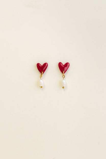 Earrings Vera - Cherry