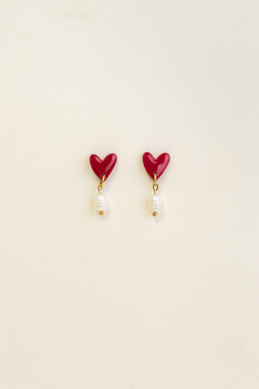 Earrings Vera - Cherry