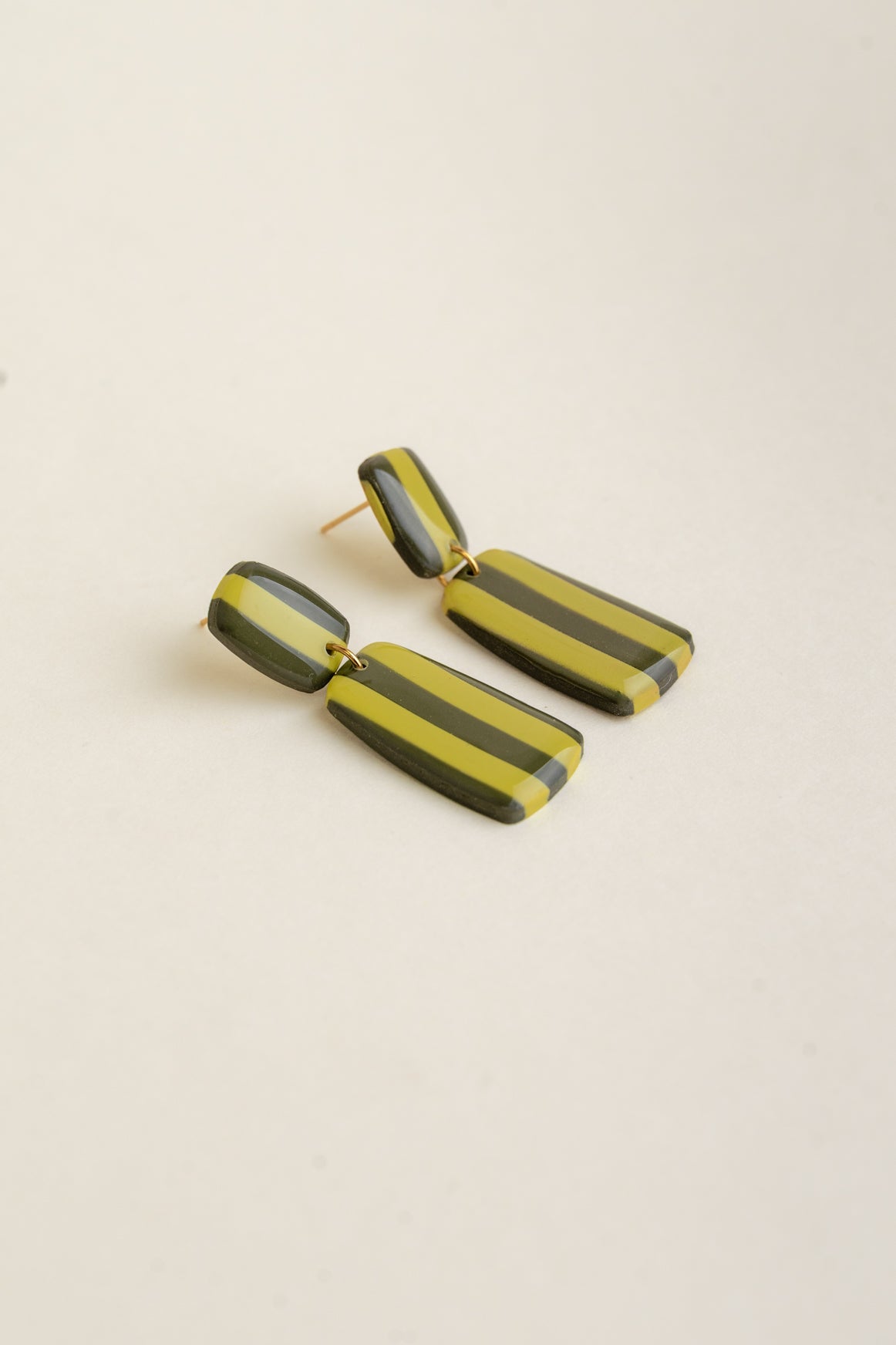 Earrings Julia - Forest / Lime