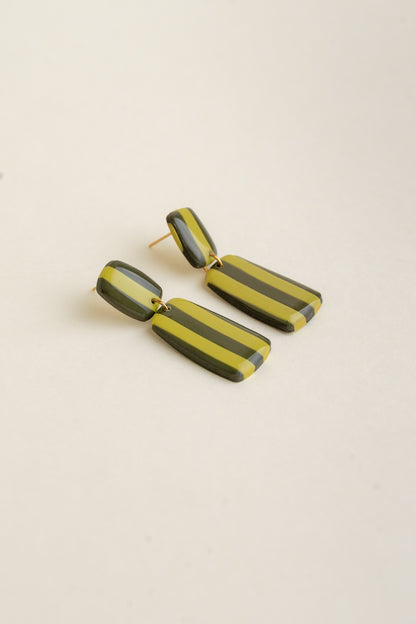 Earrings Julia - Forest / Lime
