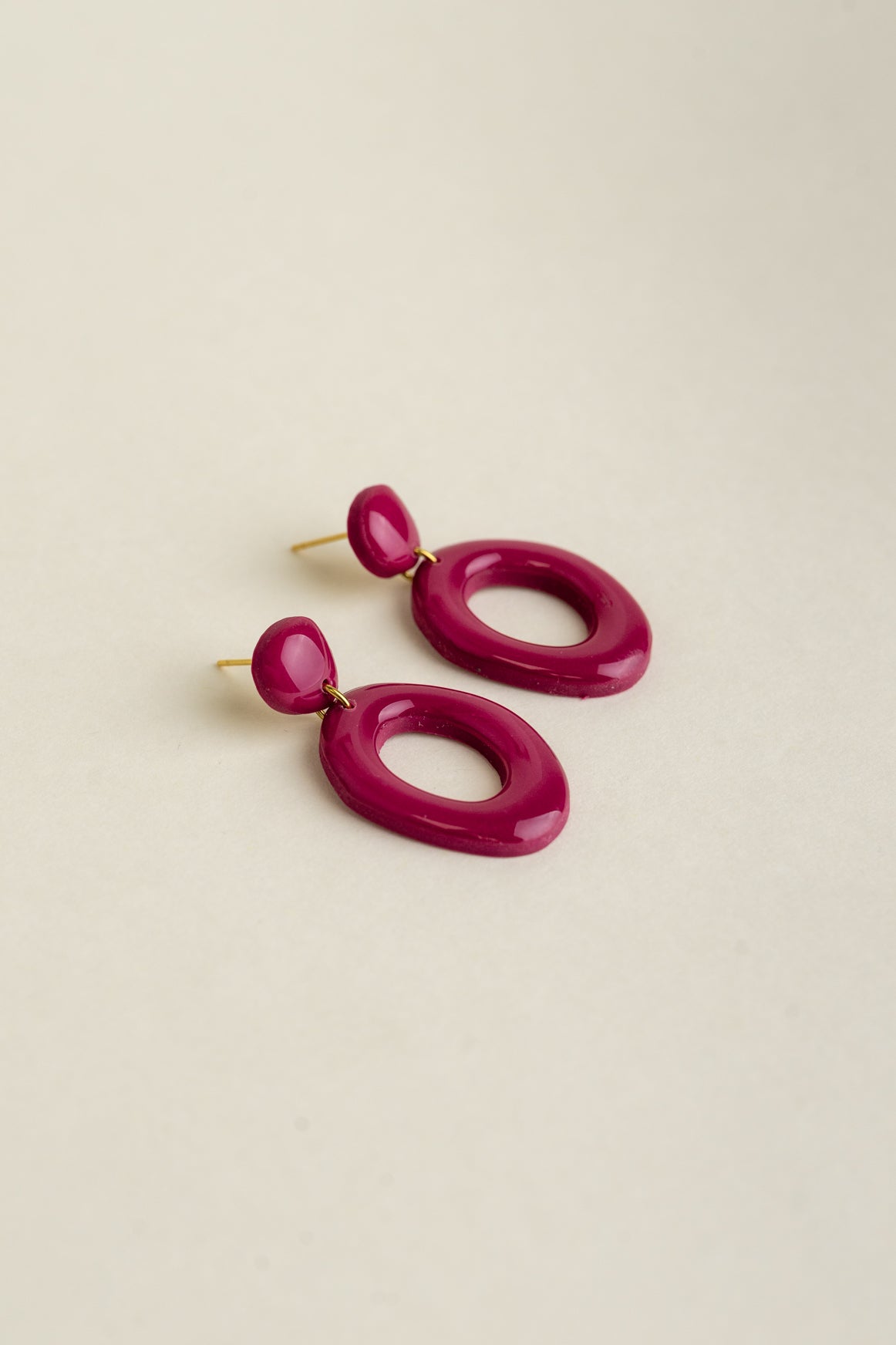 Earrings Elin - Berry