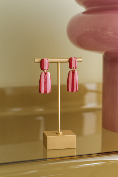 Earrings Julia - Cherry / Rosewood