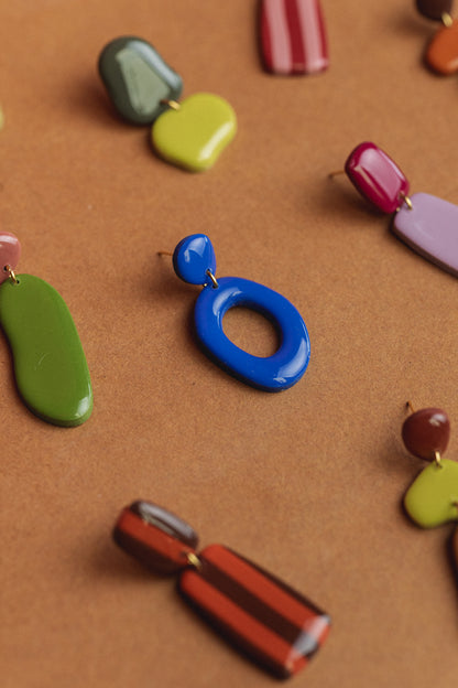 Earrings Elin - Cobalt