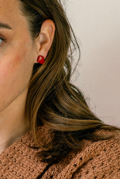 Earrings Liva - Red