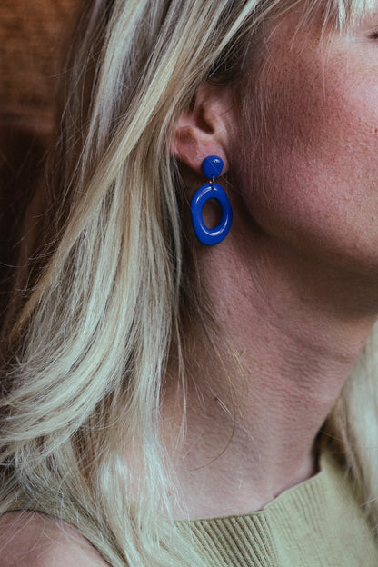 Earrings Elin - Cobalt