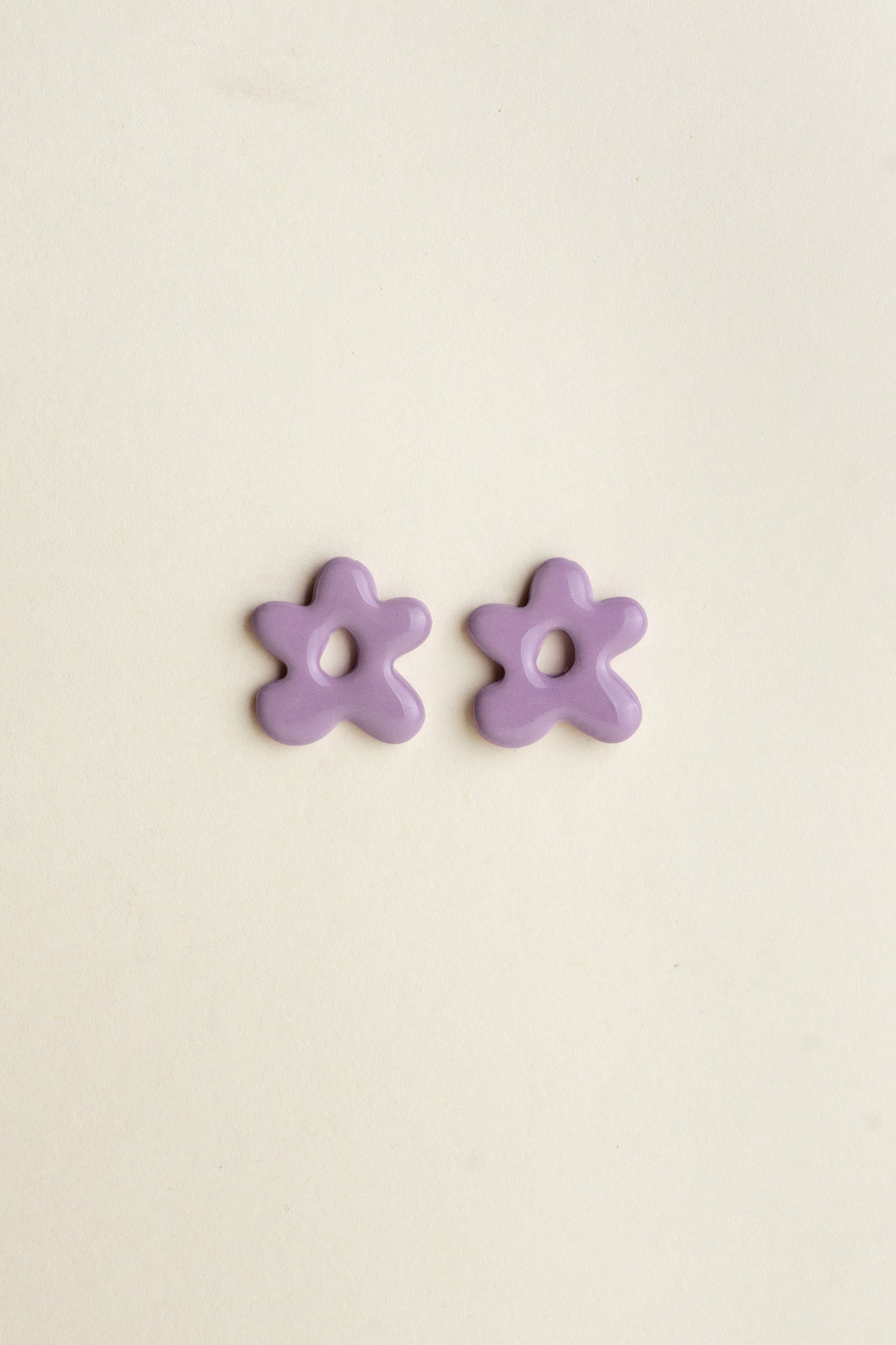 Earrings Flora - Lavender