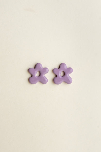 Earrings Flora - Lavender