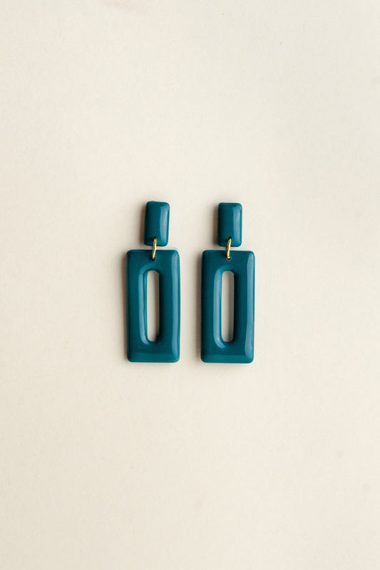 Earrings Freya - Peacock