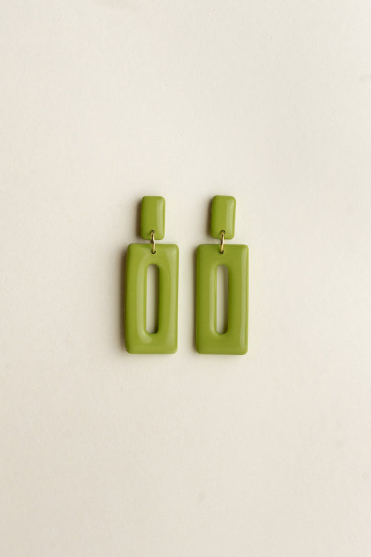 Earrings Freya - Pistache