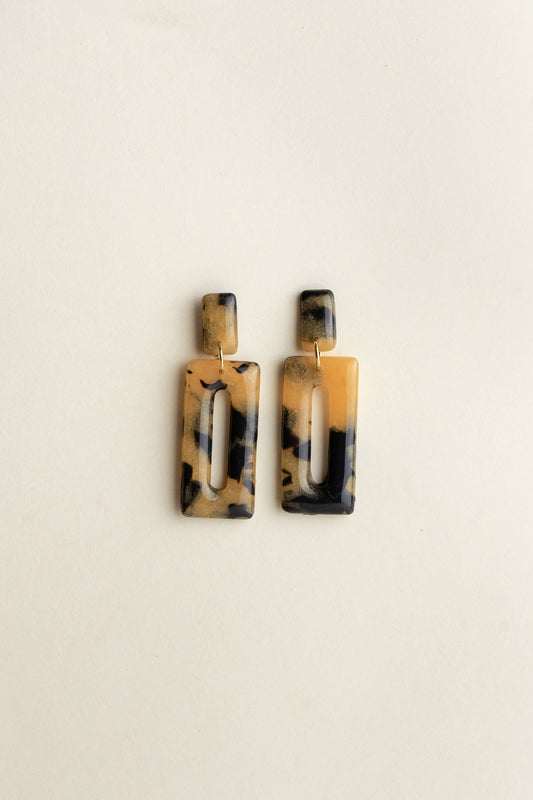 Earrings Freya - Tortoise Sand