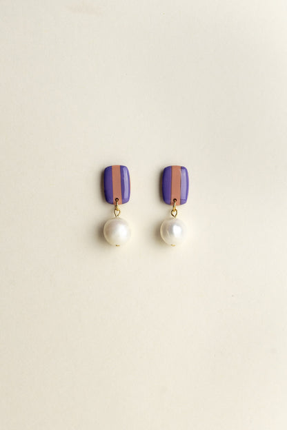 Earrings Isabella - Blueberry / Guave