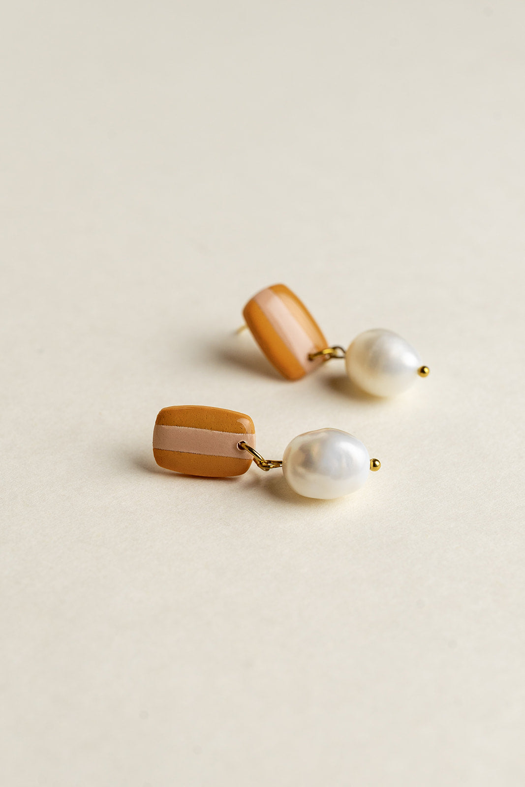 Earrings Isabella - Marigold / Blush