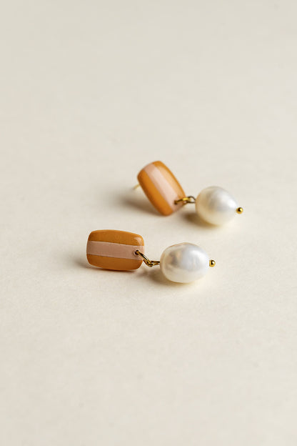 Earrings Isabella - Marigold / Blush