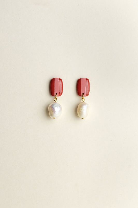 Earrings Isabella - Red / Bloom