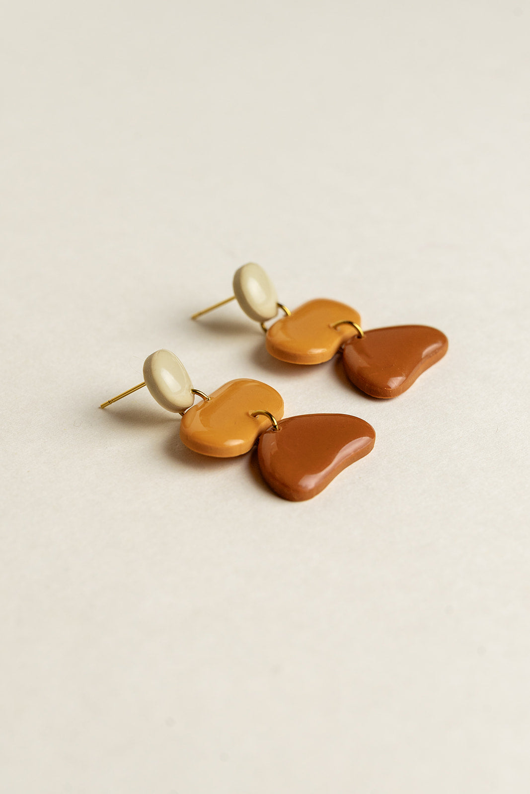 Earrings Jolene - Sand / Marigold / Amber