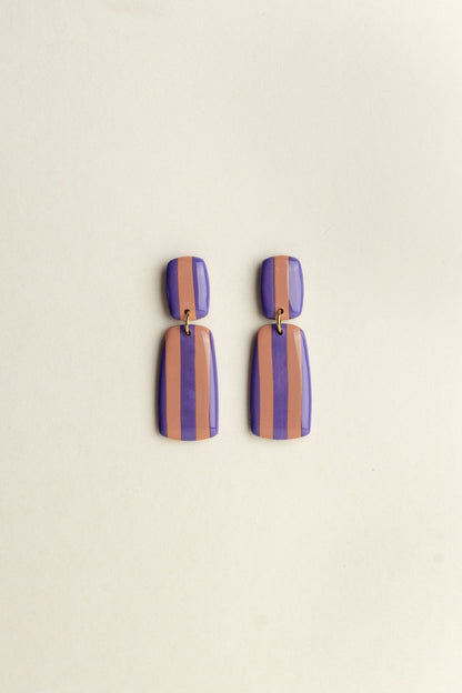 Earrings Julia - Blueberry / Guave