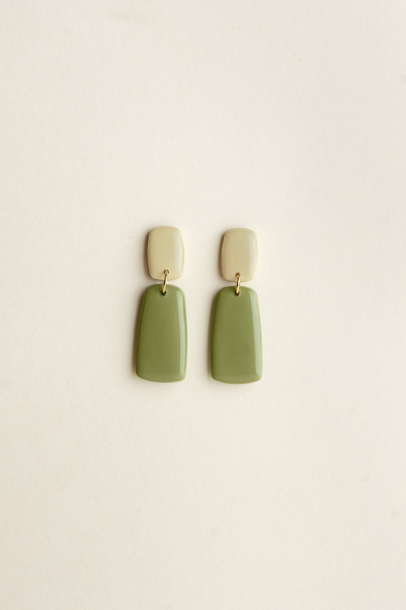 Earrings Juna - Sage / Sand