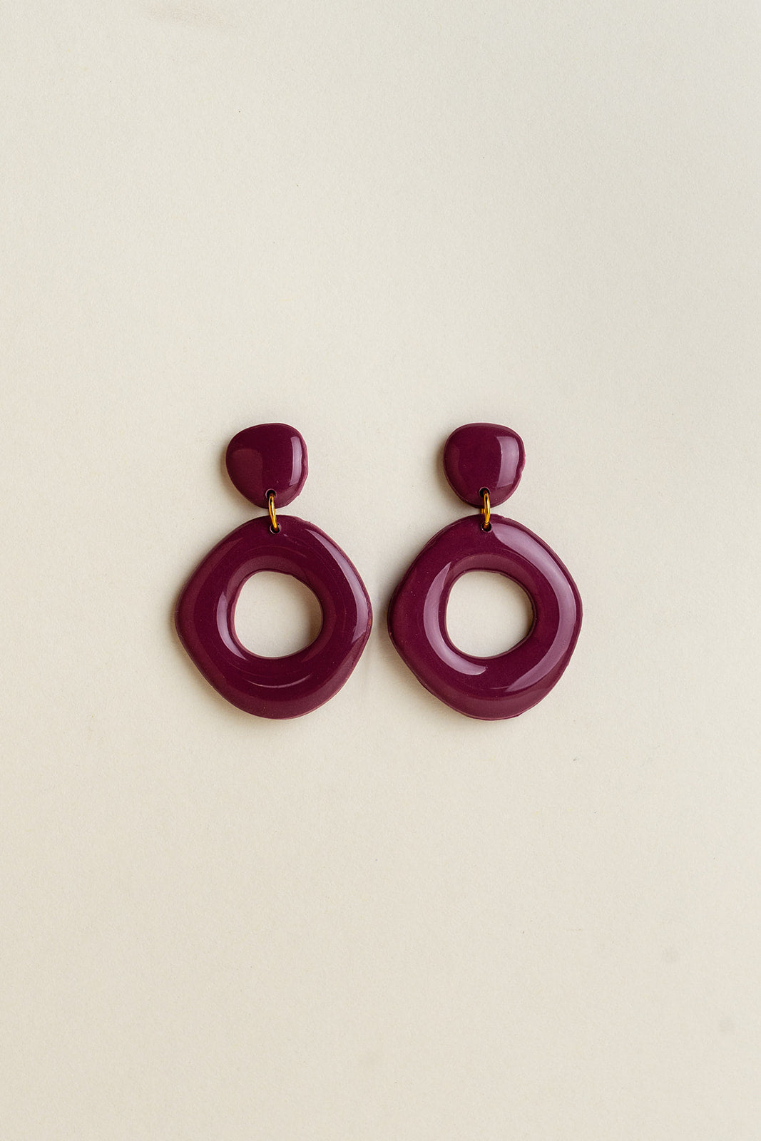 Earrings Laura - Purple